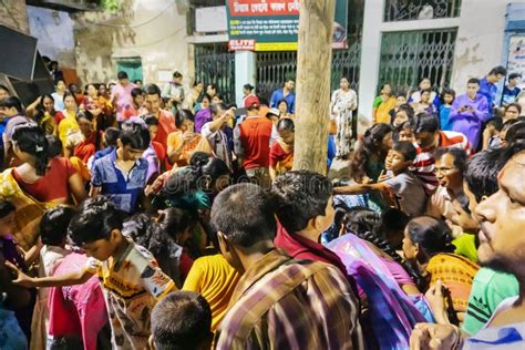 Devotees Praying To Lord Shiva Gajan Festival Editorial Stock Photo