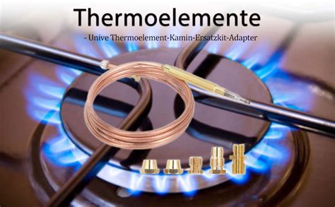 Thermoelemente Gasherd Universal Thermoelement Kaminersatz Adapter für