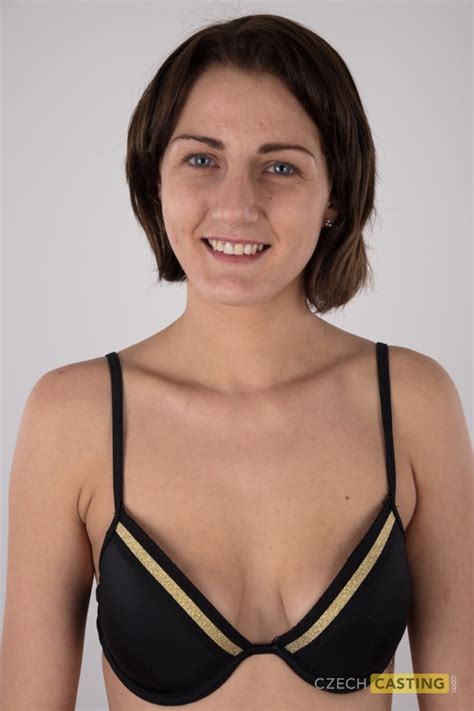 First Timer Zaneta Takes A Seat On A Stool After Getting Completely Naked Coedcherry