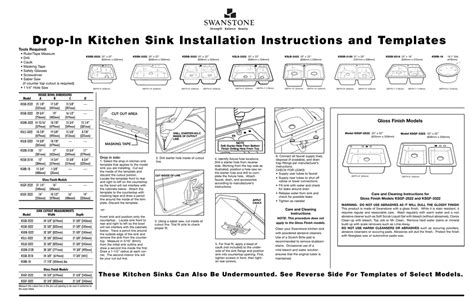 undermount kitchen sink installation instructions | Template Resume