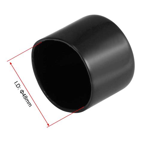 Uxcell Rubber End Caps ID Vinyl Round Cap Cover Screw Thread Protectors