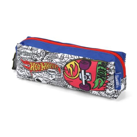 Estojo Hot Wheels Branco Luxcel LuxCel