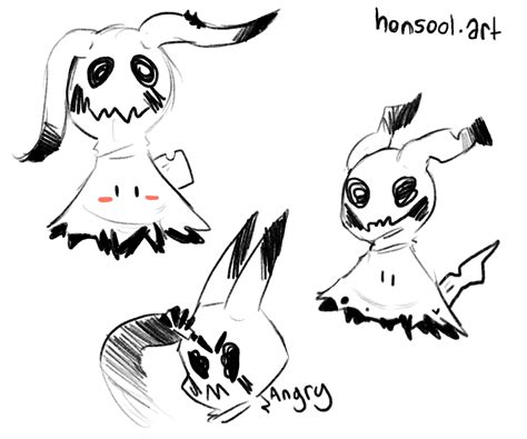 Mimikyu Sketches By Me Rpokemon