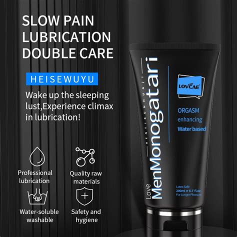 Garden Of Happiness For Men Lubricant Men Sex Lubricant Lubricant Anal Sex Tools Lube Adult For