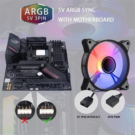 Buy Aigo Ar Pro Mm Pwm Case Fans Argb Pc Fans Computer Cooling