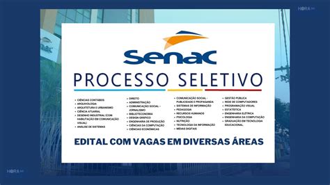 Processo Seletivo Senac Diversas Vagas Ou Sem Experi Ncia Em