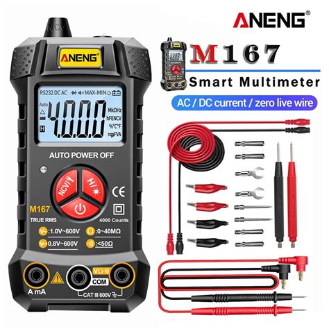 ANENG M167 multimetro digital profesional multímetro analogico tester ...