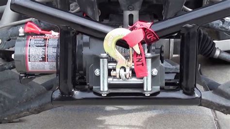 2011 Can Am 800 Renegade Winch Bumper Youtube