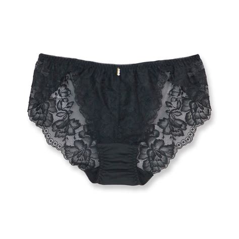 フランデランジェリー fran de lingerie 使いやすさとデザイン性デザイン 実用性 スフレフィットブラ002 バックレースショーツ返品不可商品 ブラック ファッション