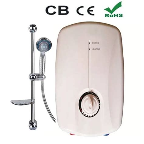 Tankless Water Heater Shower Instantaneous Hot Faucet Mixer Electric Tankless Instant W Tap