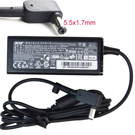 PA 1450 26 Laptop AC Adapter Power Charger For 45W 2 37A 19V ACER PA