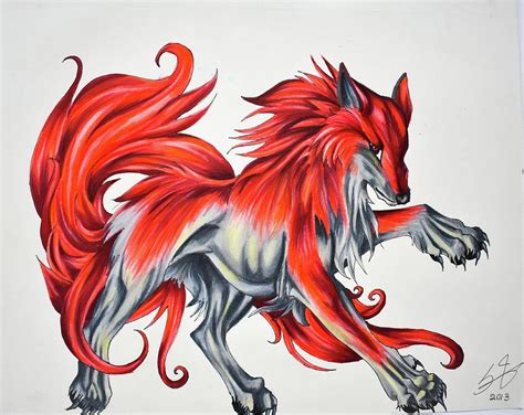 Red Wolf Drawing at PaintingValley.com | Explore collection of Red Wolf ...