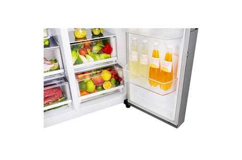 626 л, Холодильник LG Side-by-Side, DoorCooling+, Инверторный Линейный ...