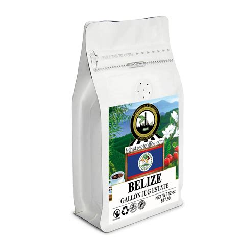 Organic Shade Grown Belize Gallon Jug Estate Coffee – 9th Street Coffee