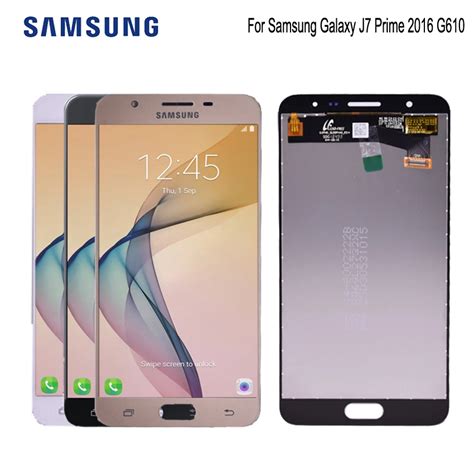 Original For SAMSUNG Galaxy J7 Prime 2016 LCD Display Touch Screen G610