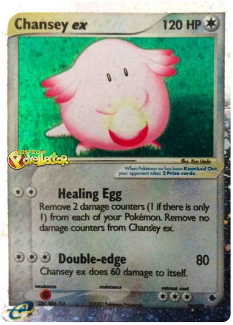 Chansey Ex Ex Ruby Sapphire Pok Mon Karty