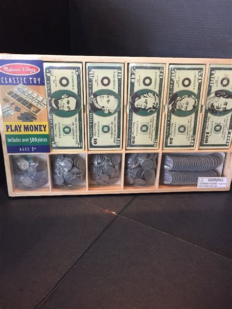 B25) Play Money Set - Fun Learning Toys by Melissa & Doug (1273) NEW IN