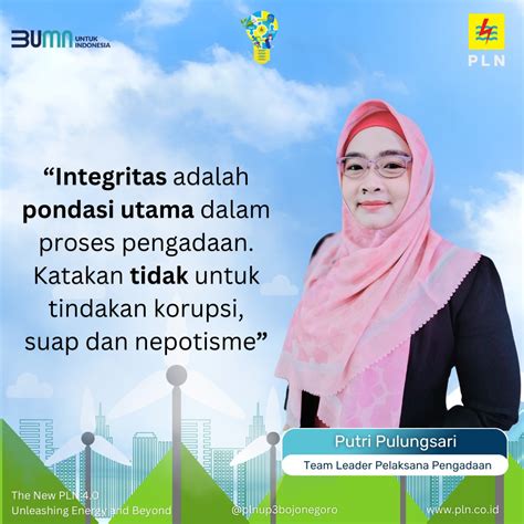 pln  bojonegoro integritas  pondasi utama  proses
