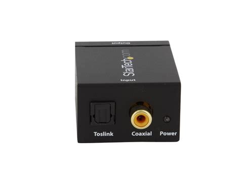 StarTech.com SPDIF2AA SPDIF Digital Coaxial or Toslink to Stereo RCA ...