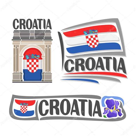 Vector Logo For Croatia Stock Vector Image By ©mihmihmal 108890248