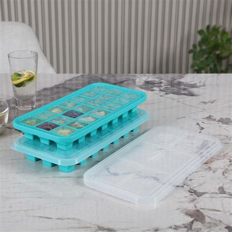 Amazon Rtteri 36 Pack Ice Cube Tray With Lid Silicone Ice Tray 504