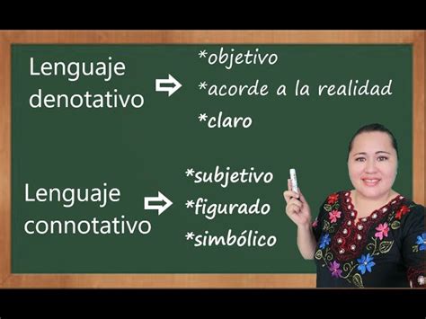 Qué es el lenguaje denotativo y connotativo ejemplos Escuela