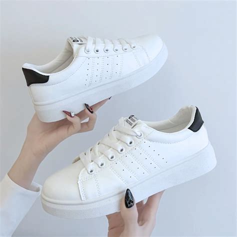 dx white shoes  women  casual fashion shoes breathable running