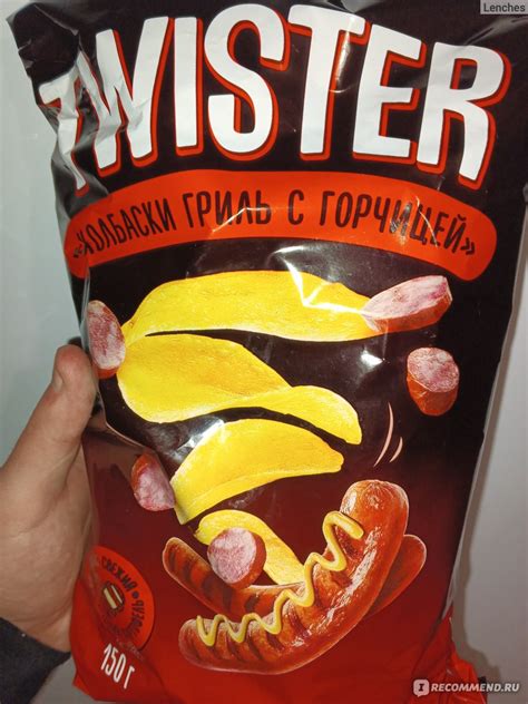 Чипсы картофельные Twister Колбаски гриль с горчицей - «Дëшево и ...
