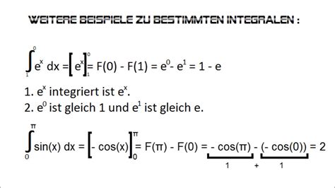 Bestimmte Und Unbestimmte Integrale YouTube