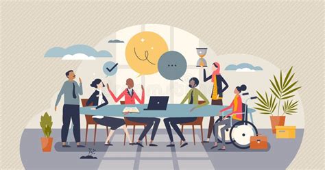 Diversity And Inclusion In Workplace As Team Acceptance Tiny Person