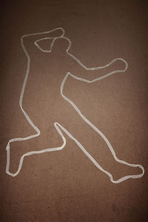 Dead Body Outline Free Stock Photo Public Domain Pictures