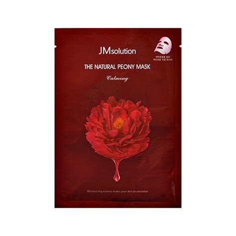 Маска для лица `JMSOLUTION` с экстрактом цветов пиона ...