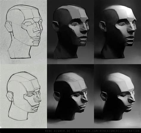 Свет и тень на лице: 3 подсказки о том, как рисовать тени на лице