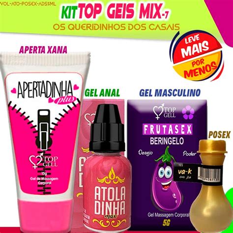 Kit Sex Shop Crush 4 Produtos Eróticos Lubrificante intimo Sexy Shopee Brasil