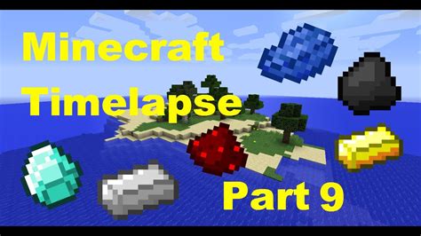 Minecraft Timelapse Survival Island Part 9 Strip Mining YouTube