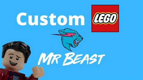 Custom Lego MrBeast Minifigure YouTube