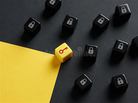 Business Problem Solving. Unlocking the Business Potential Stock Image ...