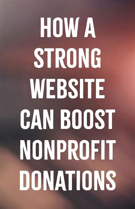 How A Strong Website Can Boost Nonprofit Donations