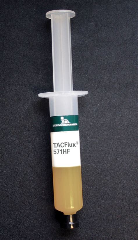 Indium TACFlux® | 10cc Syringes - Solder Paste & Products ...