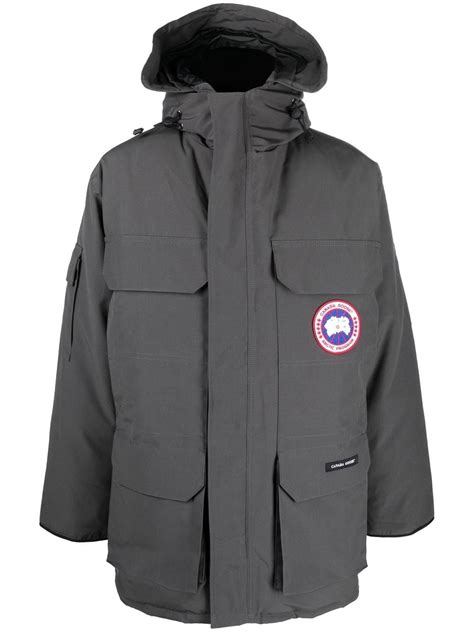 Canada Goose Logo Patch Coat - Farfetch