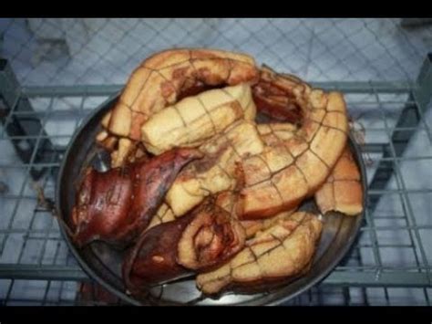 Свиные щечки на пару холодного копчения, деревенский деликатес. - YouTube