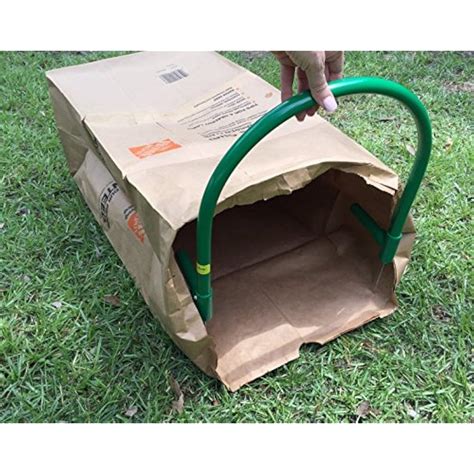 Ii Lawn Leaf Bag Holder Turns Paper Into Hands Free Dustpan Making Yard