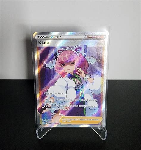 Pokémon Tcg Klara Swsh Black Star Promo Swsh302 Holo Full Art Nmm Ebay