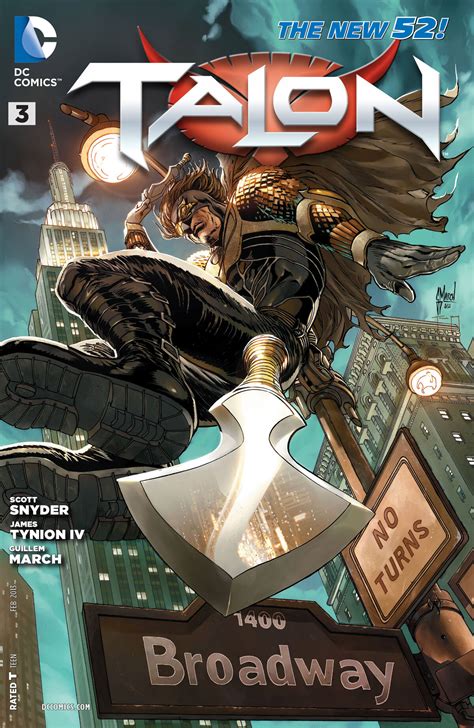 Talon Vol 1 3 Dc Database Fandom