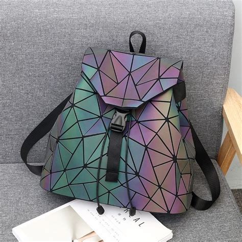 Reflect Your Shining Personality with a Luminous Geometric Backpack