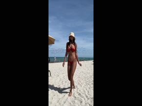 Esha Gupta Flaunting Her Asset In Bikini At Beach AZNude