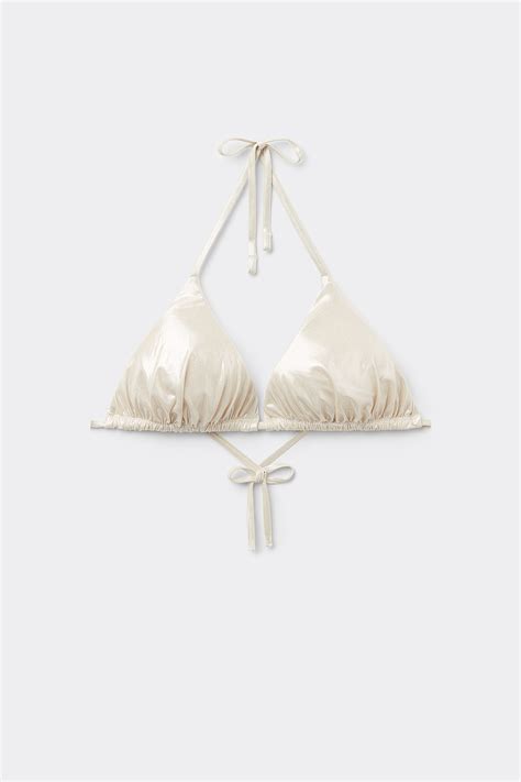 Mermaid Glow Triangle Bikini Top With Removable Padding Triangle Women Tezenis