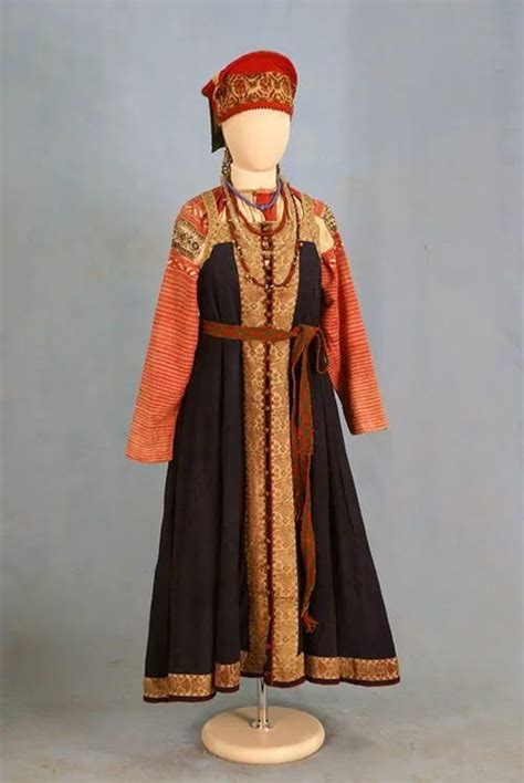 Костюм крестьянки Судогодского уезда Владимирской губернии | Русская ...