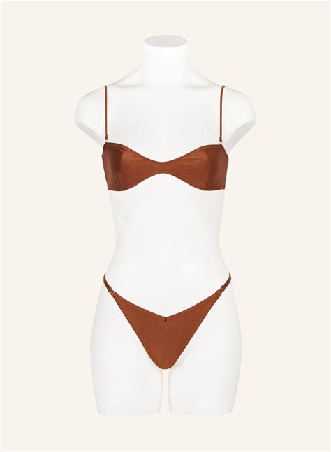 JANTHEE Brazilian Bikini Hose FREY In Braun