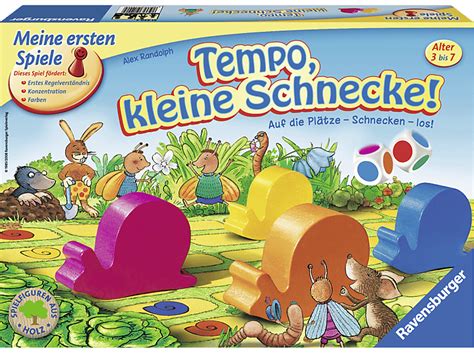 RAVENSBURGER Tempo, kleine Schnecke! Kinderspiel Mehrfarbig Brettspiele